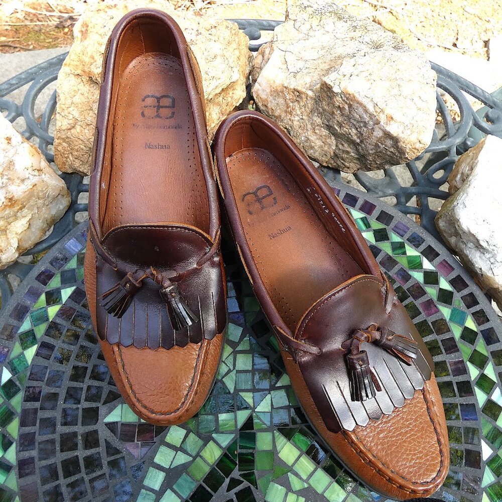 Allen Edmonds Men's New Shoes Sz 11 E Nashua Kiltie Tassel Loafers Brown No Box